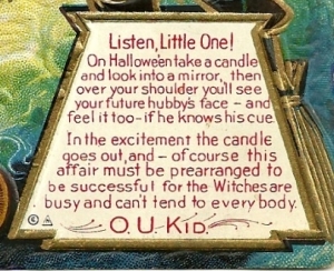 Hallowe'en card detail